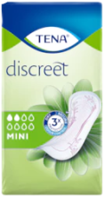 Discreet Mini 3 incontinence pad 20 units